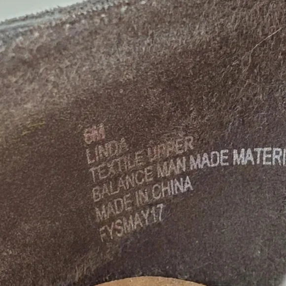 Spirit Linda grey embroidery chunky heel shoes - Picture 7 of 8